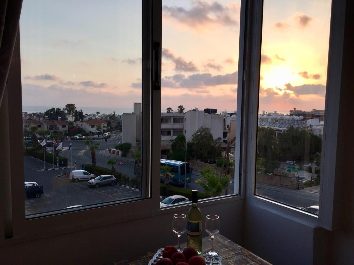 Apartamento Sunset Seaview Studio Paphos Exterior foto